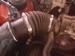 Переделка впускного патрубка под ДМРВ image #2