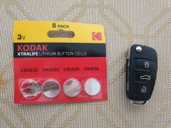 №21. Замена батарейки в ключе A4 B7 Avant