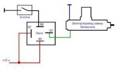 31.Электропривод замка багажника
