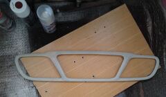 Красим ободок решетки