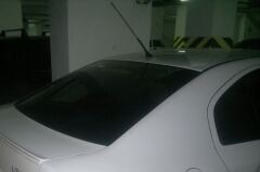 Примерка накладки заднего стекла